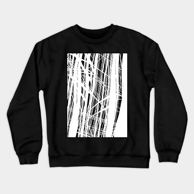 Abstract black and white light texture Crewneck Sweatshirt by craftydesigns